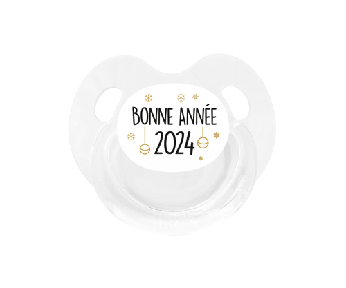 Sucette Retro Blanc Bonne Anne 2024