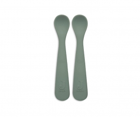 2 Cucharas Silicona Ash Green