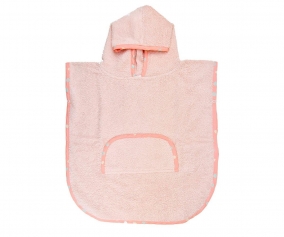 Poncho Spugna Rosa 1-4 anni