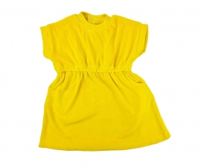 Robe Tissu ponge Mustard 