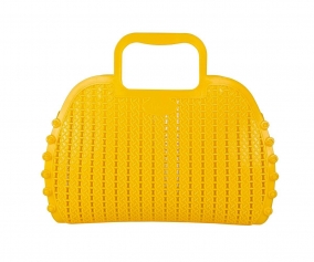 Mini Sac Pliable en Plastique Egg Yellow