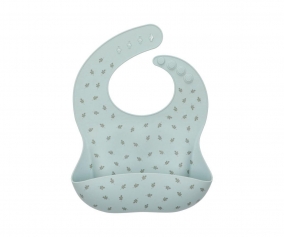 Bavaglio Silicone Tutete Leaves Sage
