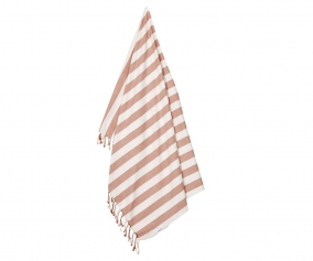 	Telo Spiaggia Mona Stripes Tuscany Rose/Creme