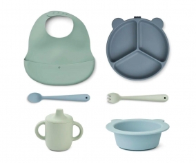 Set Prime Pappe Stina Dusty Mint Multi Mix