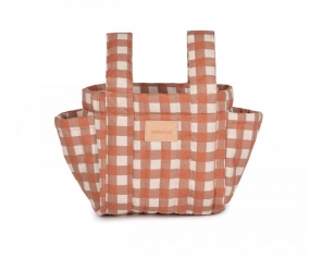 Hyde Park Organizer Bag Terracotta Checks