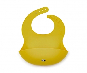 Bavoir en Silicone Dusty Lemon 