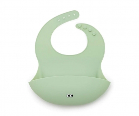 Bavoir en Silicone Mint Green