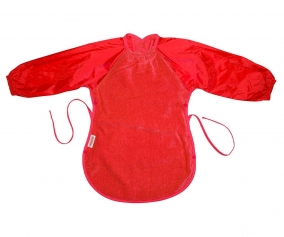 Babero Silly Billyz con Mangas XL Rojo