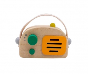 Radio de Madera Music Box Spring Song Caqui