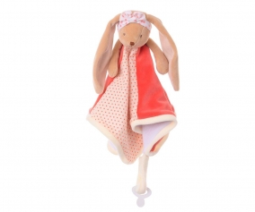 Doudou Baby Bunny Rojo Personalizable