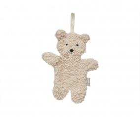Doudou Porte-sucettes Teddy Bear Natural 