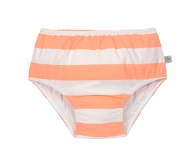 Couche de maillot de bain  volants Stripes Milky Peach 