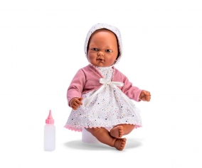 Mueco Oli con Vestido Estrellas y Chaqueta Rosa