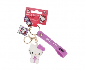 Portachiavi Ciondolo Hello Kitty Lilla