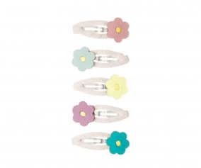 5 Mini Clips de Pelo Blossom