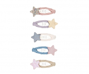 5 Mini Clips de Pelo Doodle Stellina