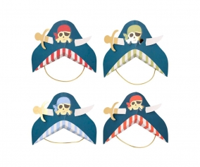 Sombreros de Fiesta Pirata Blue