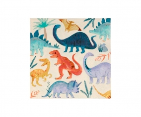 16 Servilletas Grandes Dinosaur Kingdom