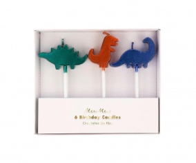 6 Mini Velas Dino