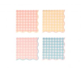 20 Tovaglioli Grandi Gingham