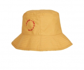 Chapeau de plage Damon Yellow Mellow avec protection solaire