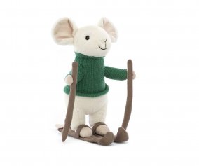 Peluche Navideo Merry Mouse Skiing