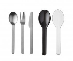 Set 3 Posate Personalizzabili con Astuccio Nordic Black