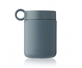 Thermos Kian Whale Blue Solids