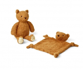 Coffret cadeau Teddy Mr Bear en caramel dor 