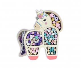 Perline in Legno Unicorno