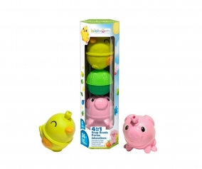 Tubo con Cuentas Educativas Animales de la Granja