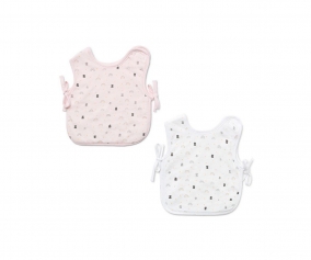 2 Bavagli Baby TOUS Arcobaleno Rosa
