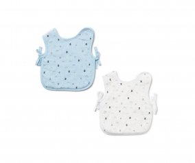 2 Bavagli Baby TOUS Arcobaleno Celeste 