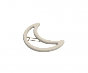 Clip de Pelo Luna Creamy White