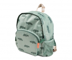 Mochila Croco Green Personalizable