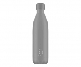 Botella Acero Inoxidable Mate Gris Total 750ml