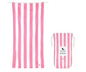 Toalla Playa Extra Large Microfibra Cabana Malibu Pink Personalizable