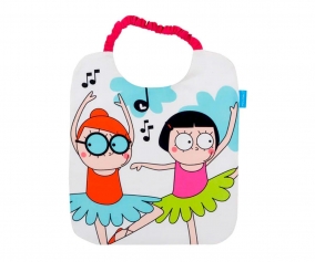 Babero Rizo Plastificado Bailarinas