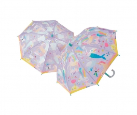 Ombrello Cambia Colori Fantasy Trasparente