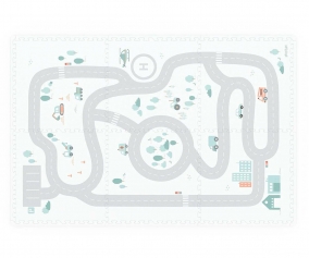 Tappeto Gioco EEVAA Puzzle Roadmap/Icons