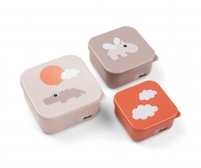 Set 3 Scatoline Snack Happy Clouds Papaya