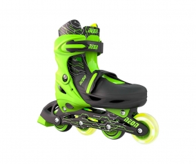 Patins combins Yvolution vert fluo T.34-38