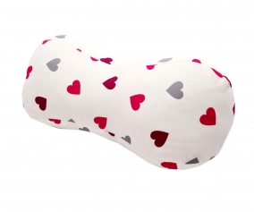 Coussin Beach BTBOX Hearts Peanut 