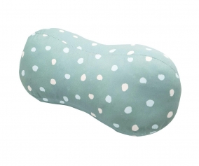 Coussin Beach BTBOX  pois verts Peanut