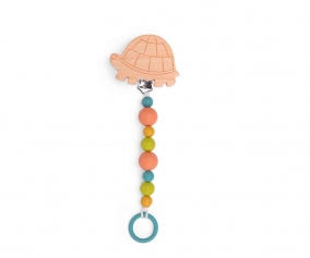 Attache-sucette en forme de tortue Petits Lapins 