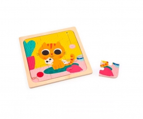 Puzzle Legno Gatto Peanut