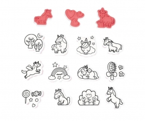 15 Sellos Unicornios