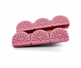 2 Clips de Pelo Tri Sun Mauve Rose