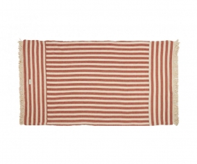 Toalla de Playa Portofino Rusty Red Stripes