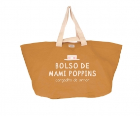 Bolso Tote Claude Mostaza Mami Poppins